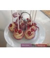 Burgandy cake pop
