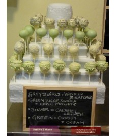 Wedding cake pop cake